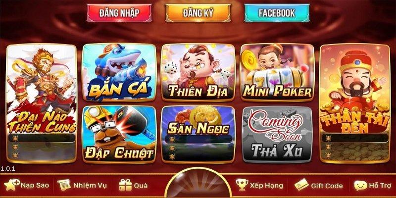 Sở hữu đang dạng trò chơi hấp dẫn
