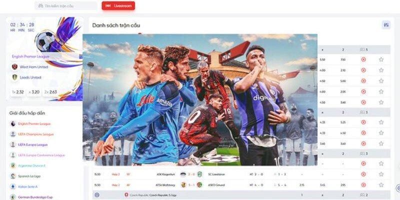 Số lượng kèo cược đa dạng tại Okchoi